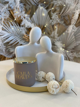 BEIGE/ świeca sojowa COZY CASHMERE